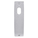 Lockwood 1900 Square End Plate with Cylinder Hole Satin Chrome 1900DSC - primehardware