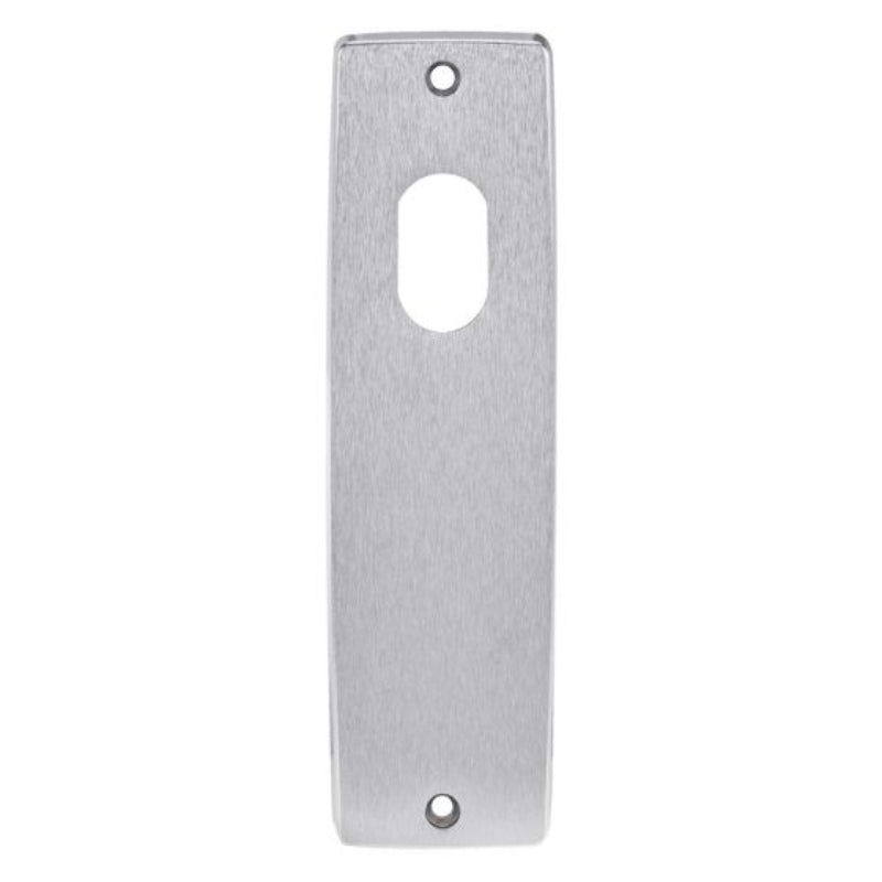 Lockwood 1900 Square End Plate with Cylinder Hole Satin Chrome 1900DSC