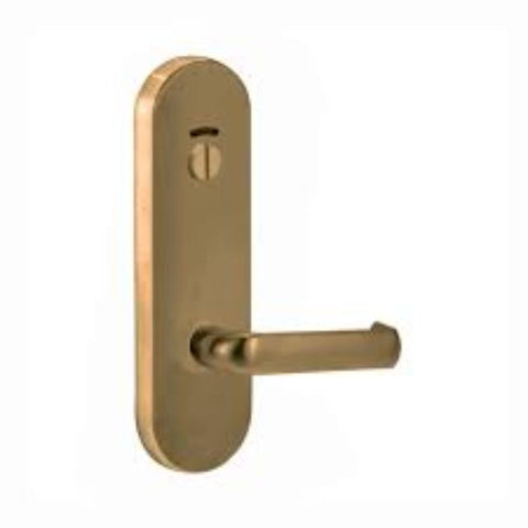 Lockwood 2814 Round End Plate With Privacy Indicator Emergency Turn & 77 Lever Oil Rubbed Bronze 2814/77ORB - primehardware