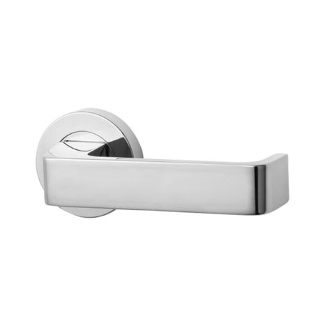 Lockwood Symphony 90 Lever On Ext Round Rose Half Set Chrome Plate 1220/90CP - primehardware