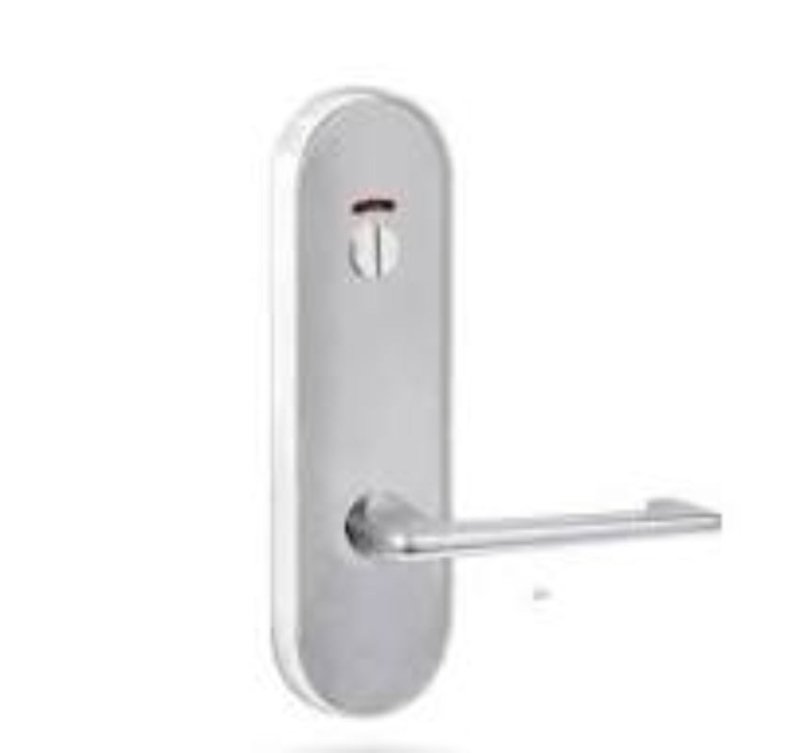 Lockwood 2814 Round End Plate With Privacy Indicator Emergency Turn & 76 Lever Polyester Powdercoat 2814/76PC - primehardware