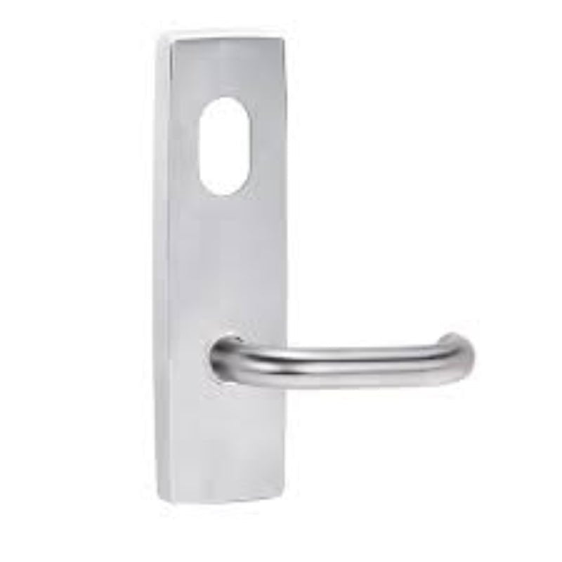 Lockwood 1901 Square End Plate With Cylinder & 118 Lever Polyester Powdercoat 1901/118PC - primehardware