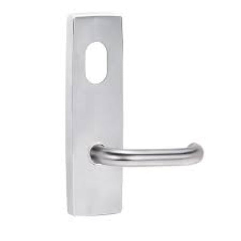 Lockwood 1901 Square End Plate With Cylinder & 118 Lever Polyester Powdercoat 1901/118PC - primehardware