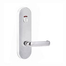 Lockwood 2814 Round End Plate With Privacy Indicator Emergency Turn & 74 Lever Satin Chrome 2814/74SC - primehardware