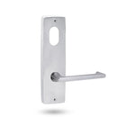 Lockwood 1901 Square End Plate With Cylinder & 118 Lever Satin Chrome 1901/118SC - primehardware