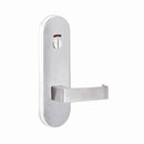 Lockwood 2814 Round End Plate With Privacy Indicator Emergency Turn & 90 Lever Chrome Plate 2814/90CP - primehardware