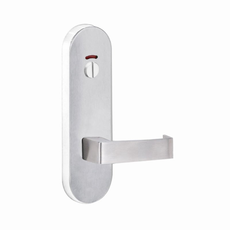 Lockwood 2814 Round End Plate With Privacy Indicator Emergency Turn & 90 Lever Chrome Plate 2814/90CP - primehardware