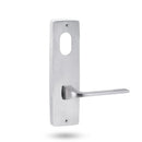 Lockwood 1901 Square End Plate With Cylinder & 123 Lever Satin Chrome 1901/123SC - primehardware
