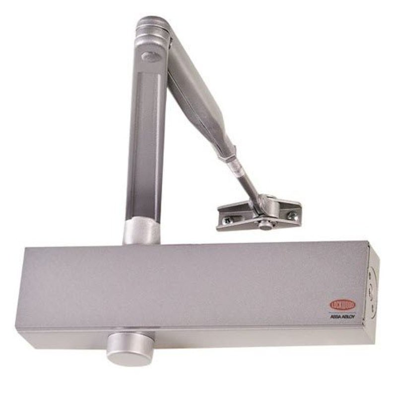 Lockwood 7724 Series Size 1-4 Closer Adjustable Backcheck Drop Plate – Silver  7724SILDP