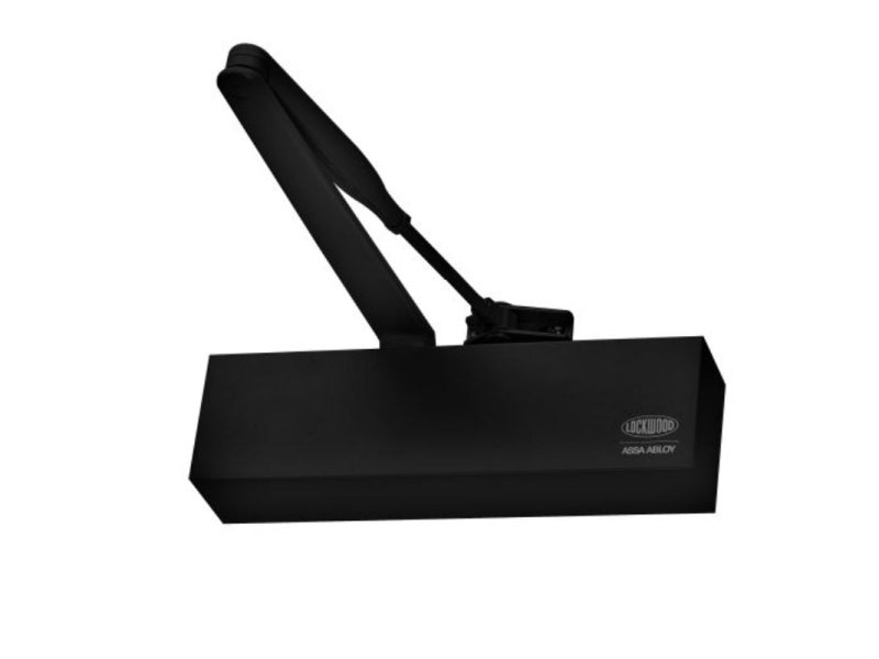 Lockwood 7726 Series Size 2 - 6 Closer Adjustable Backcheck DA Black – Black 7726DABLK - primehardware