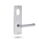 Lockwood 1901 Square End Plate With Cylinder & 144 Lever Satin Chrome 1901/144SC - primehardware
