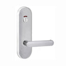 Lockwood 2816 Round End Plate With Privacy Indicator Turn & 166 Lever Satin Chrome 2816/166SC - primehardware