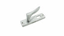 Lockwood 1901 Square End Plate With Cylinder & 153 LH Lever Satin Chrome 1901/153LSC - primehardware