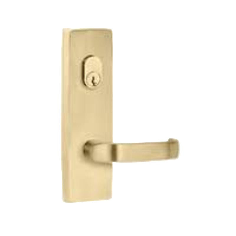 Lockwood 1904 Square End Plate With Turn & 74 Lever Polished Brass 1904/74PB