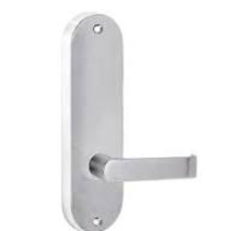 Lockwood 2822 Round End Plate With LED & 59 Lever Satin Chrome 2822/59SC - primehardware