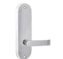 Lockwood 2822 Round End Plate With LED & 59 Lever Satin Chrome 2822/59SC - primehardware