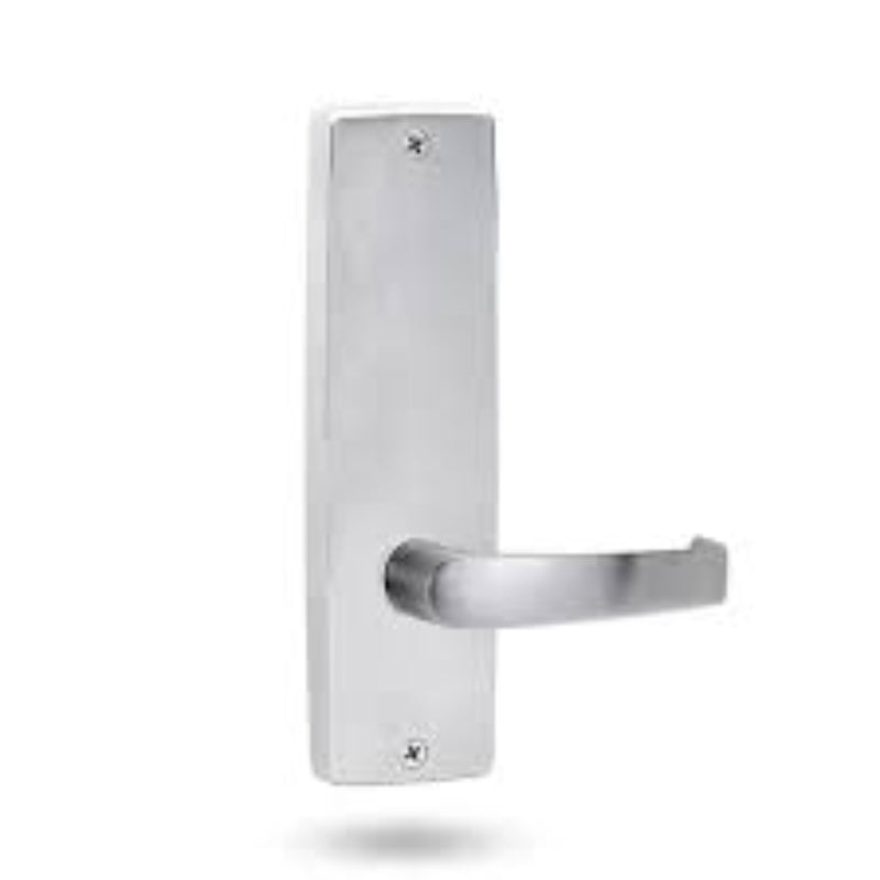 Lockwood 1901 Square End Plate With 47 Lever Left-Hand Satin Chrome 1901/47LSC