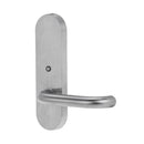 Lockwood 2822 Round End Plate With LED & 70 Lever Satin Chrome 2822/70SC - primehardware