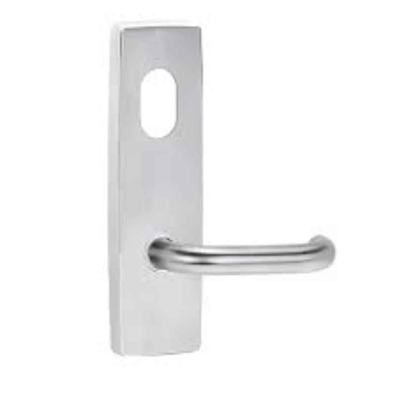 Lockwood 1901 Square End Plate With 47 Lever Right-Hand Satin Chrome 1901/47RSC