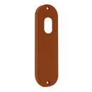 Lockwood 2900 Round End Plate With Cylinder Hole Antique Copper 2900AC - primehardware