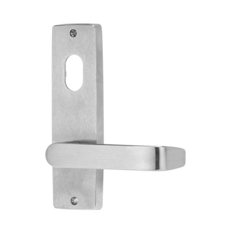 Lockwood 1901 Square End Plate With Cylinder & 59 Lever Satin Chrome 1901/59SC - primehardware