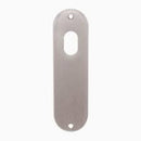 Lockwood 2900 Round End Plate With Cylinder Hole Satin Brass 2900PC - primehardware