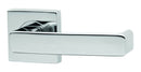 Lockwood Symphony 76 Lever On Square Rose Int Half Set Chrome Plate 1421/76CP - primehardware