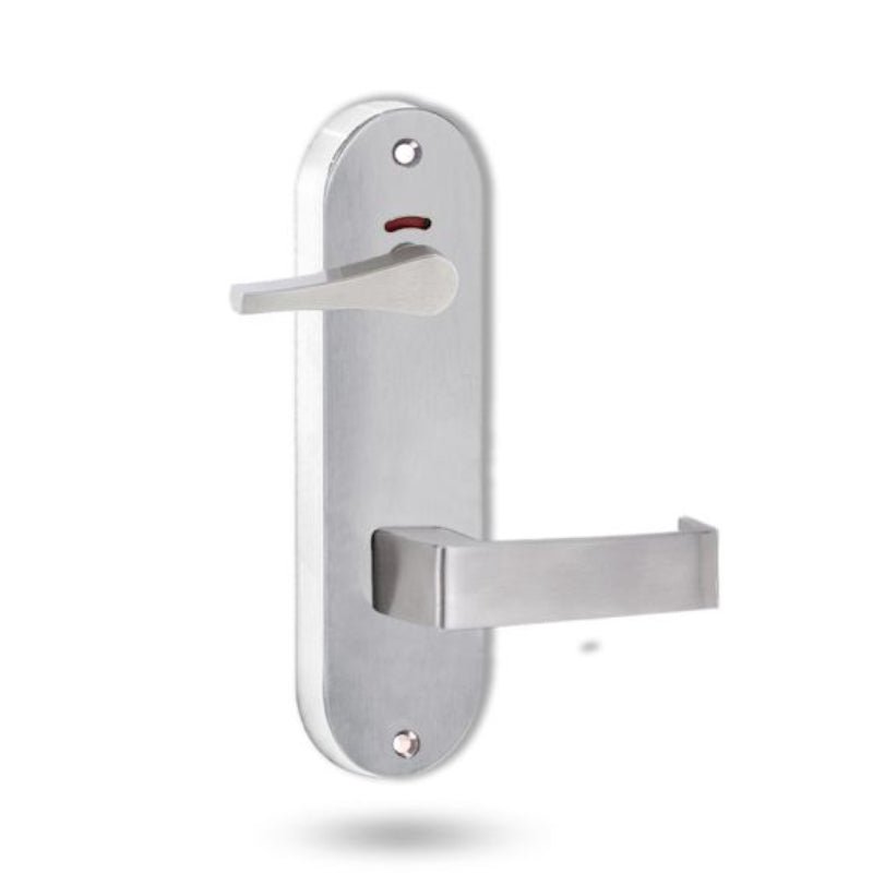 Lockwood 2941 Round End Plate Privacy Indicator Disabled Turn & 90 Lever Satin Chrome 2941/90SC - primehardware
