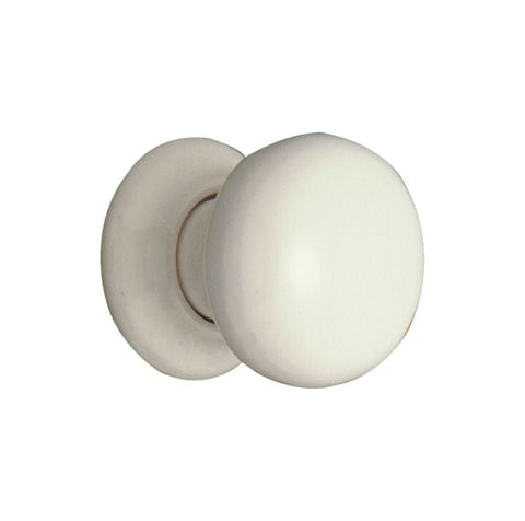 Superior Brass Porcelain Passage Set White 60mm - primehardware