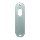 Lockwood 2900 Round End Plate With Cylinder Hole Satin Chrome 2900SC - primehardware