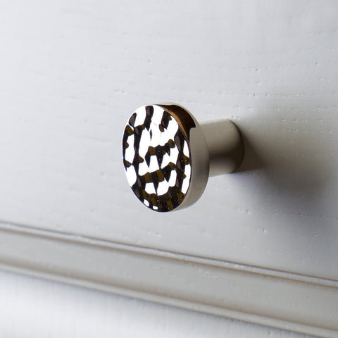 Castella Bexhill Hammered Cabinet Knob 38mm - primehardware