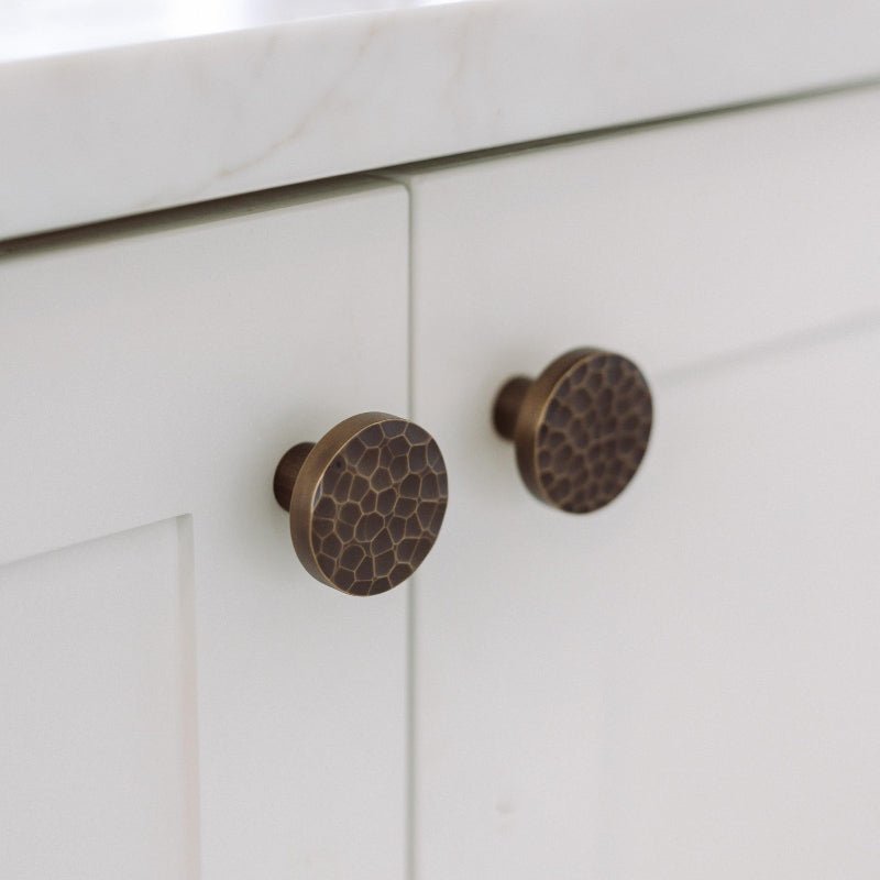 Castella Bexhill Hammered Cabinet Knob 38mm