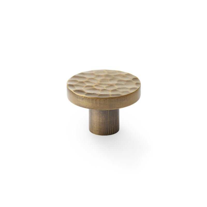 Castella Bexhill Hammered Cabinet Knob 38mm