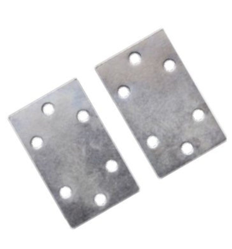 Lockwood Mounting Plates for 8014 Series Cam Action Concealed Door Closer 1 Pair Zinc  8014-812775