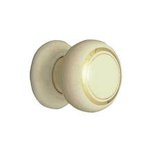 Superior Brass Porcelain Knob Iv / Gr Ivory 50mm (Pair)