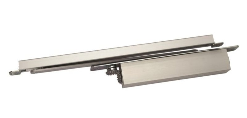 Lockwood 8015 Series Cam Action Concealed Door Closer Size 1-5 Satin Stainless Steel  8015SIL