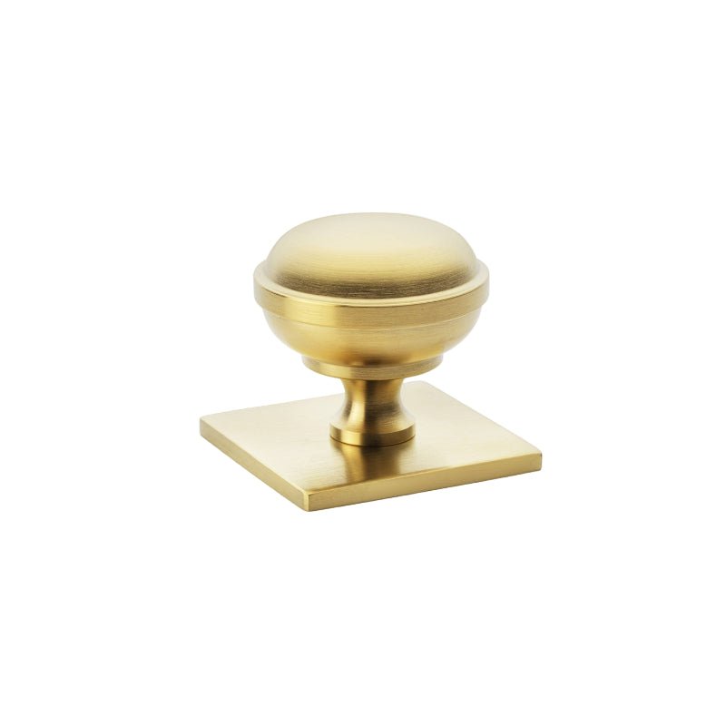 Castella Hastings Cabinet Knob on Backplate 34mm
