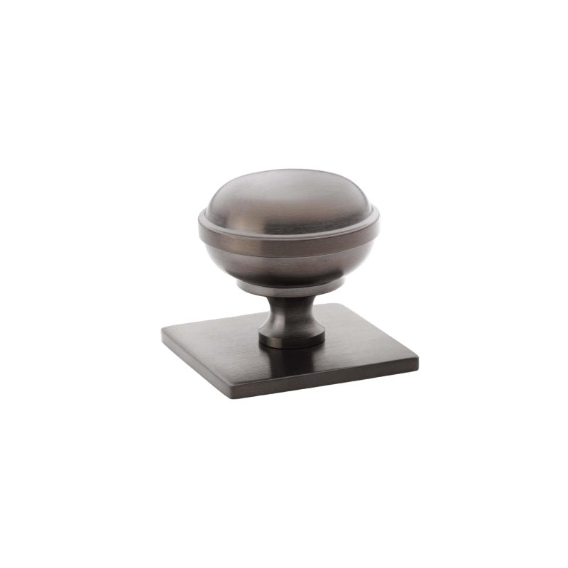 Castella Hastings Cabinet Knob on Backplate 34mm