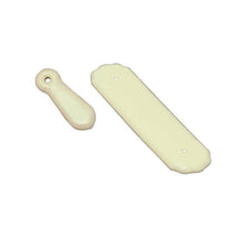 Superior Brass Porcelain Escuch. Ivory (Pack of 4)