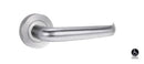 Lockwood Symphony 41 Lever On Internal Round Rose Fixed Half Set Left Hand Satin Chrome 1225/41LSC - primehardware
