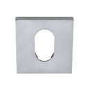 Zanda Astron Square Oval Escutcheon 55X55Mm (Pair) - primehardware