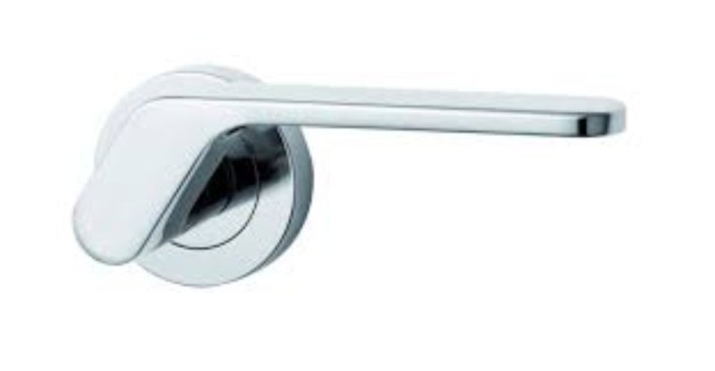 Lockwood Symphony 41 Lever On Internal Round Rose Fixed Half Set Right Hand Satin Chrome  1225/41RSC