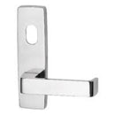 Lockwood 1904 Square End Plate With Turn & 90 Lever Chrome Plate 1904/90CP - primehardware