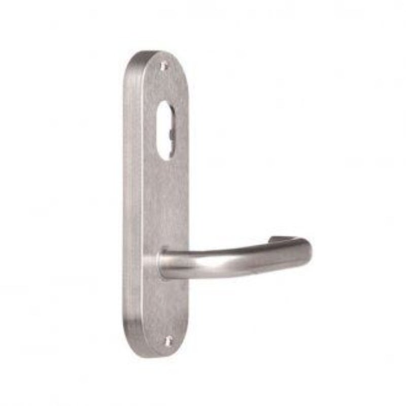 Lockwood 2901 Round End Plate With Cylinder Hole & 70 Lever Polyester Powdercoat 2901/70PC - primehardware