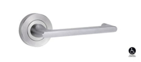 Lockwood Symphony 41 Lever On Ext Round Rose Fixed Half Set RH SC/PPC/SC 1224/41R16 - primehardware