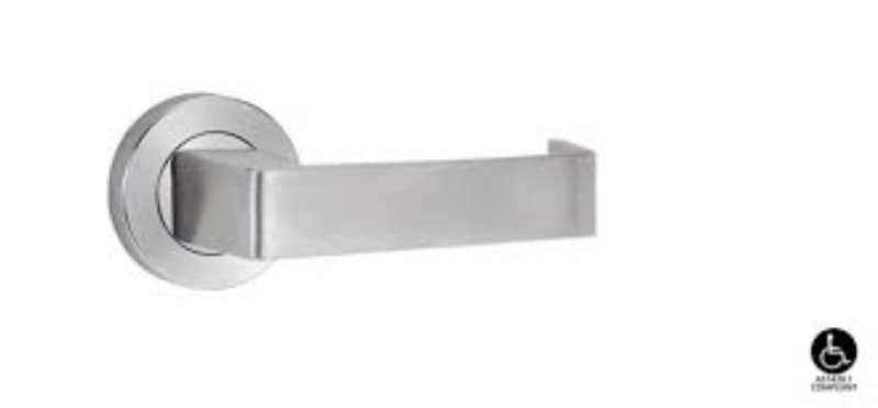 Lockwood Symphony 90 Lever On Int Round Rose Half Set Chrome Plate 1221/90CP - primehardware