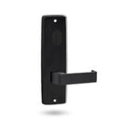 Lockwood 1904 Square End Plate With Turn & 90 Lever Matt Black 1904/90MBK - primehardware