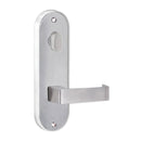 Lockwood 2904 Interior Round End Plate With Turnknob & Lever 131 Polyester Powdercoat 2904/131PC - primehardware