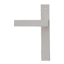 Builders Choice Long Plate Passage Set White 225x32mm ONLY LEVER SET (Pair)
