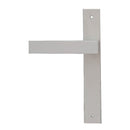 Builders Choice Long Plate Passage Set White 225x32mm ONLY LEVER SET - primehardware